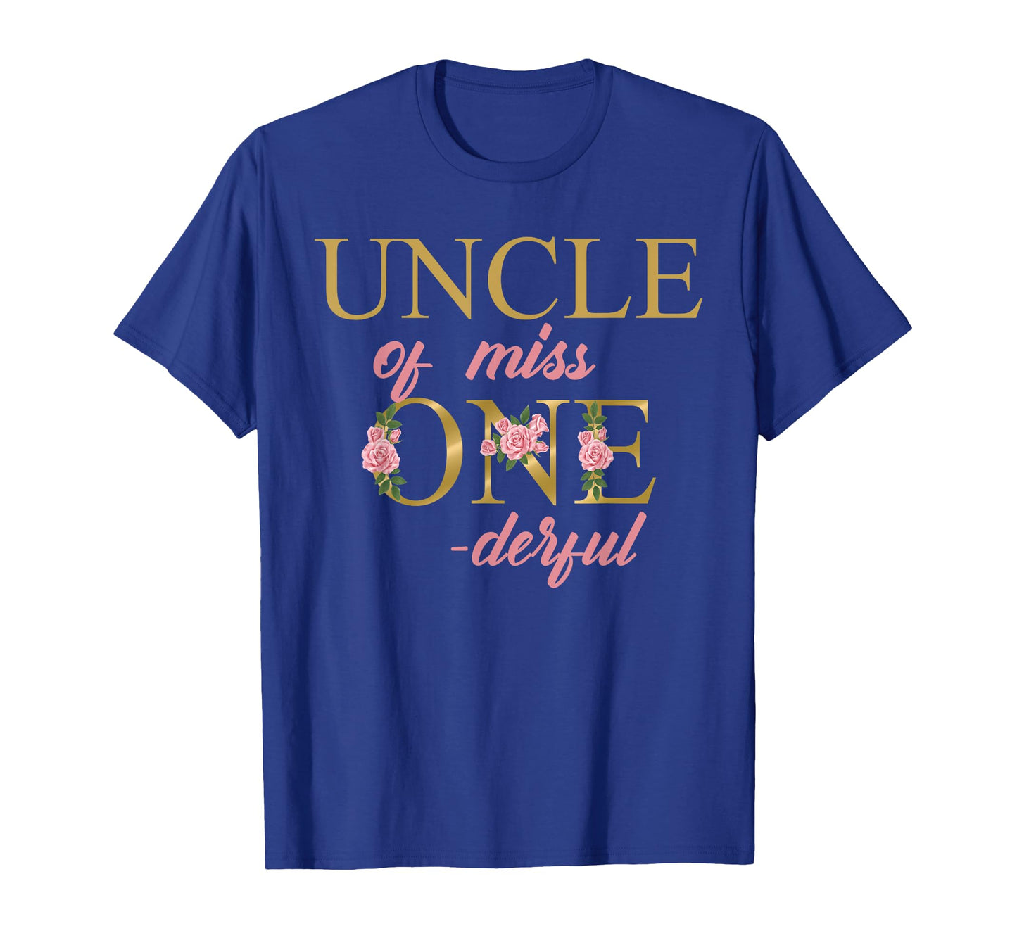 Uncle of Miss Onederful 1st Birthday First One-Derful family T-Shirt