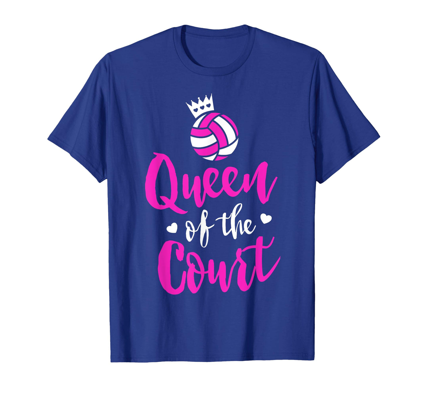 Volleyball Queen Shirt for Girls Cute Player Coach Gift Idea T-Shirt