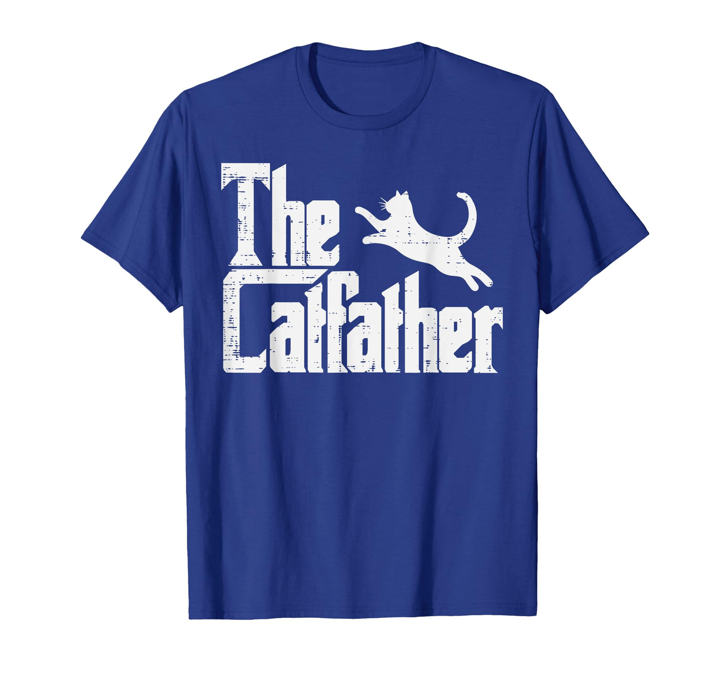 Fathers Day The Catfather Fun Cat Dad Fur Daddy Papa Parody T-Shirt