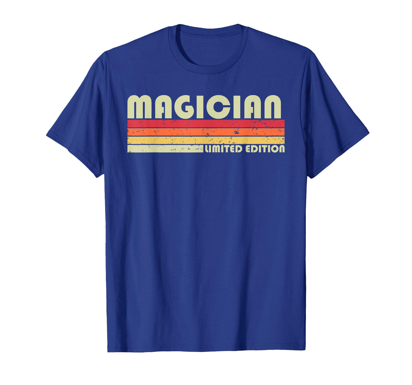 MAGICIAN Funny Job Title Profession Birthday Worker Idea T-Shirt, Black, Small