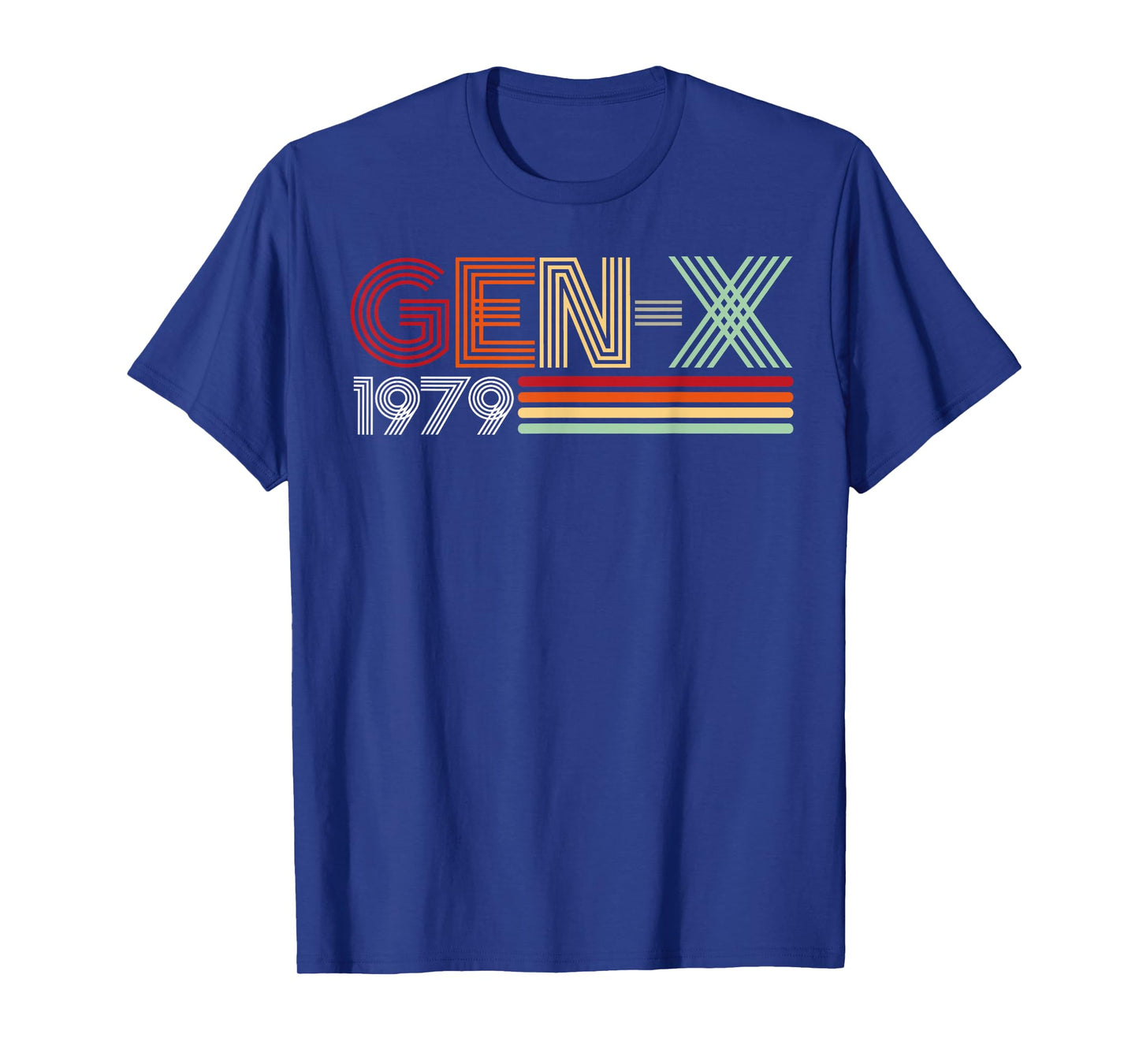 Gen X 1979 Retro Generation Xer Vintage Text Style T-Shirt