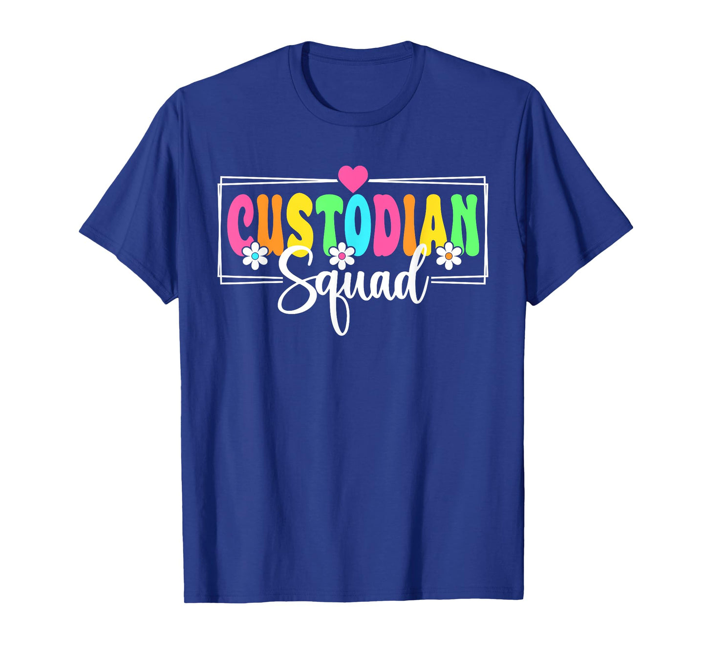 Custodian Squad Back To School Teachers Students T-Shirt
