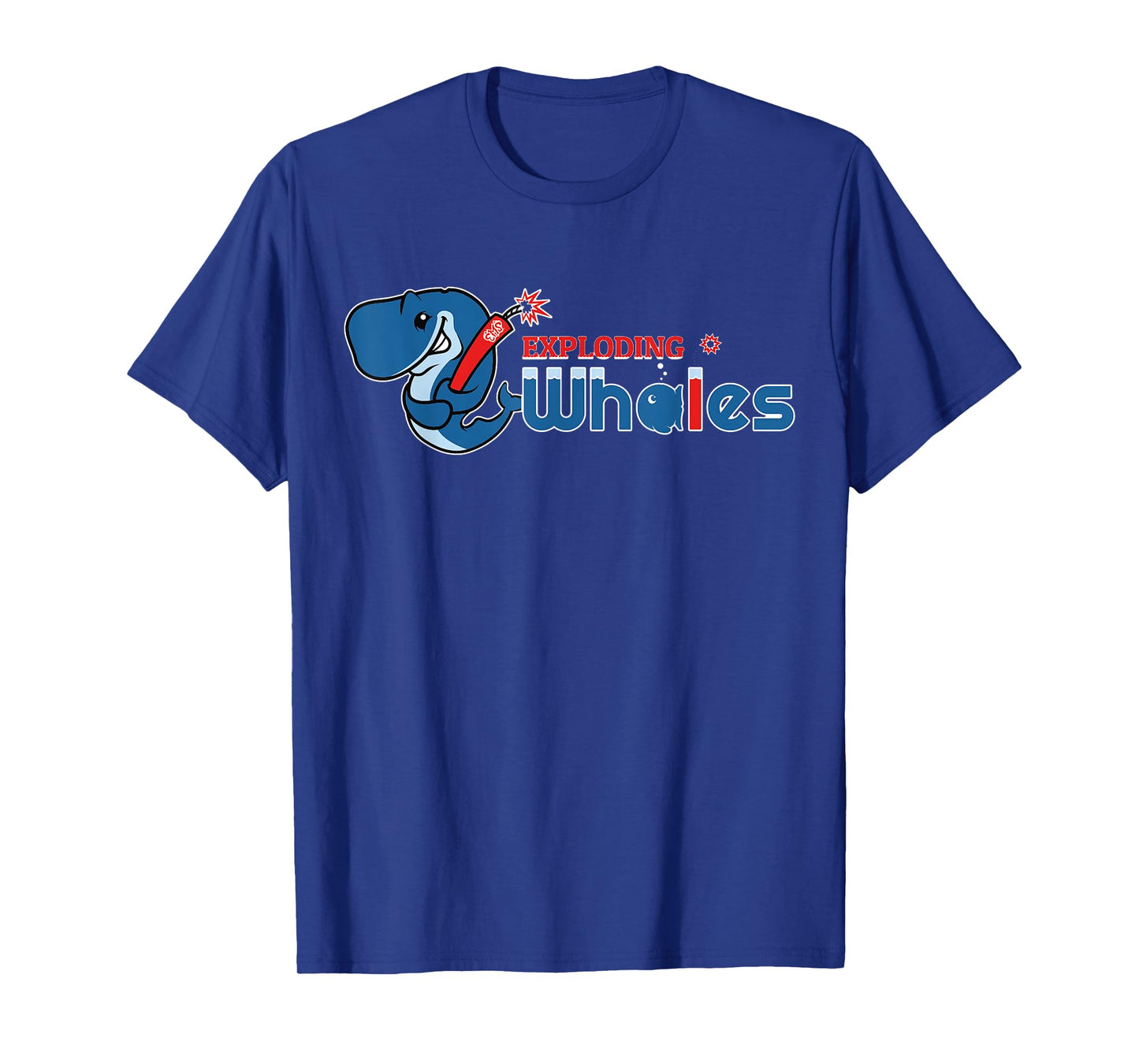 Exploding Whales Funny Whale Joke T-Shirt