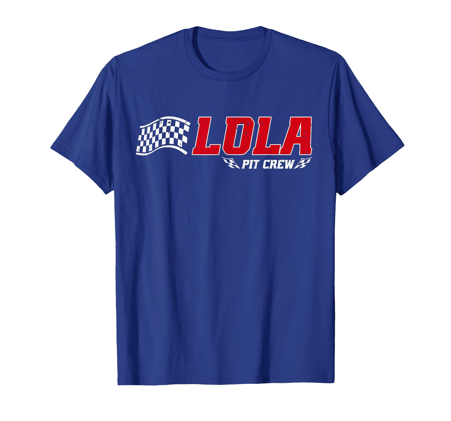 Lola Pit Crew Race Car Birthday Family Matching T-Shirt