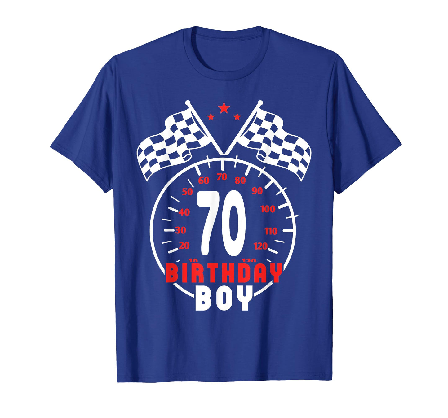 70th Birthday Boy Race Car Racing Car Driver 70 Year Old T-Shirt