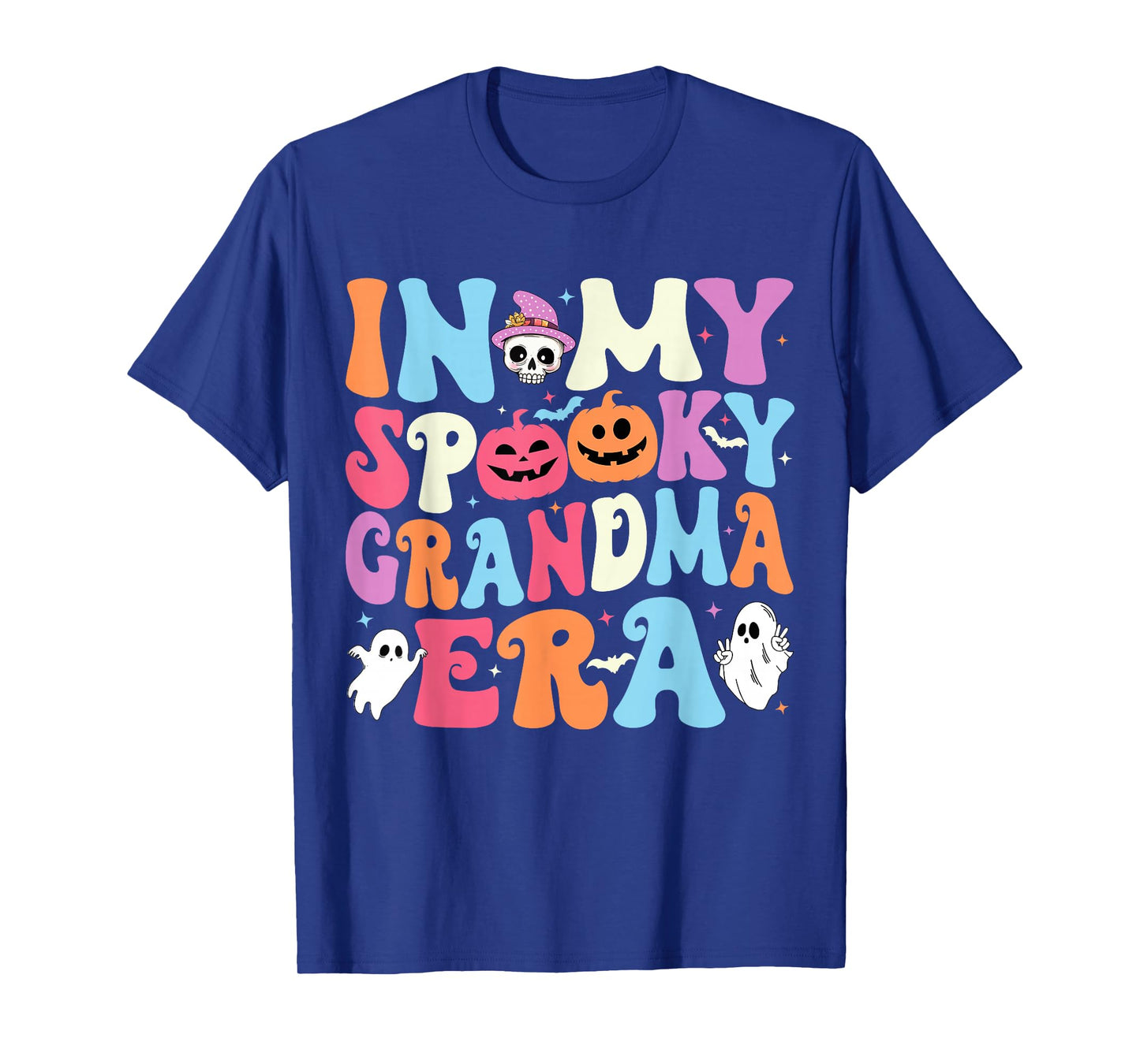 In My Spooky Grandma Era Halloween Groovy Grandma Halloween T-Shirt