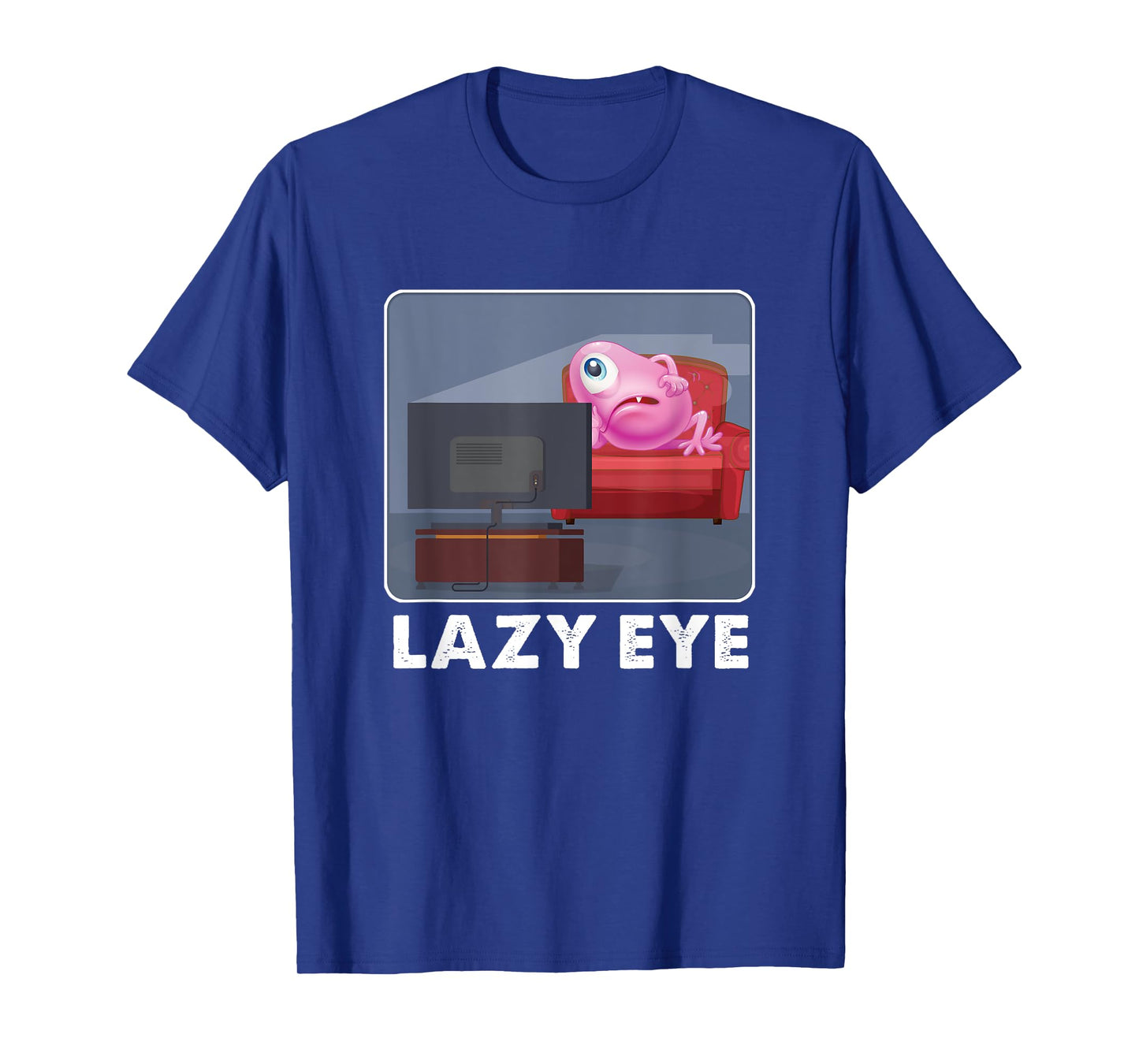 Lazy Eye Alien TV Recreation Gift T-Shirt