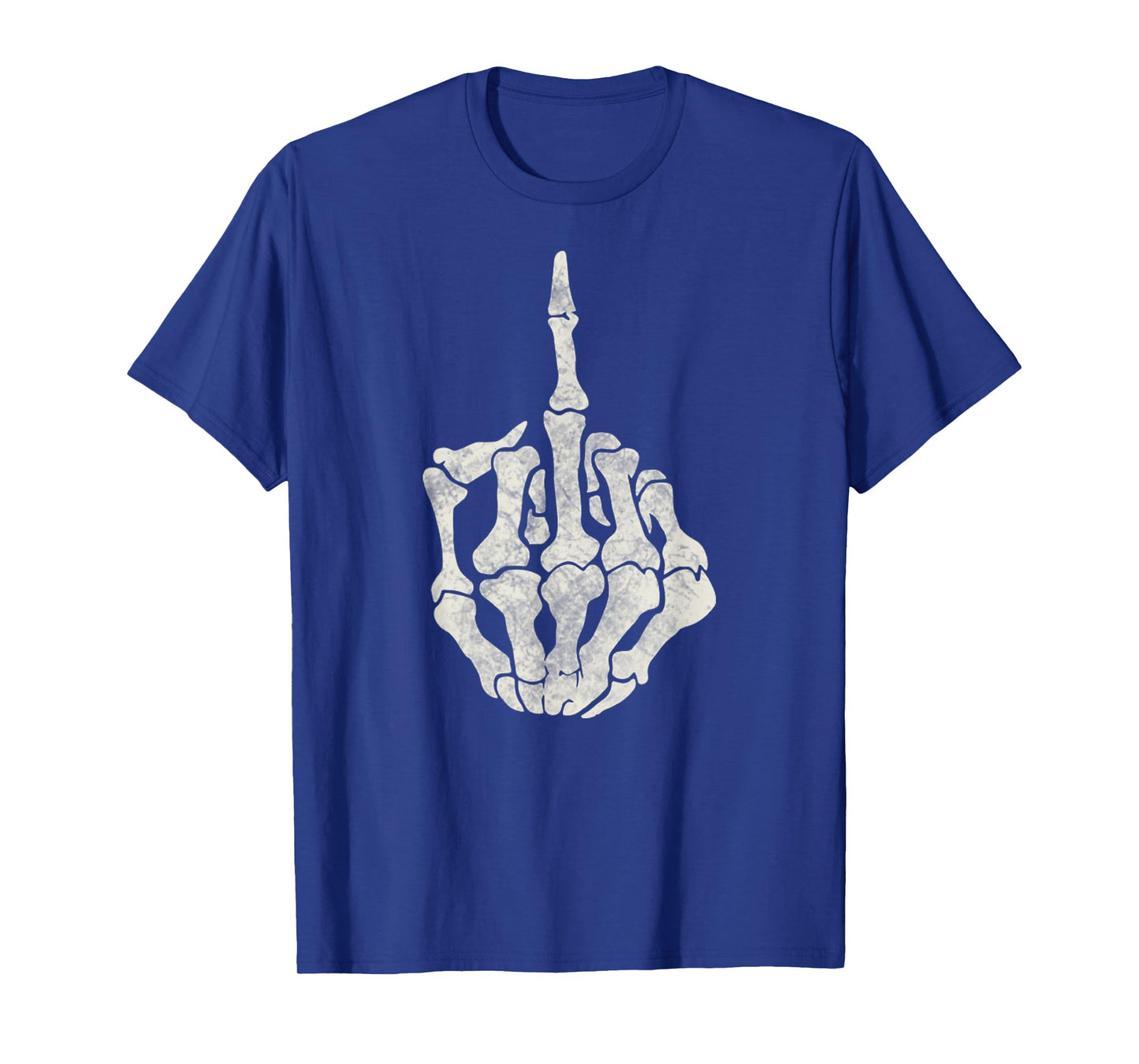 Skeleton Hand Middle Finger Fuck Off Vintage Skull Hand T-Shirt