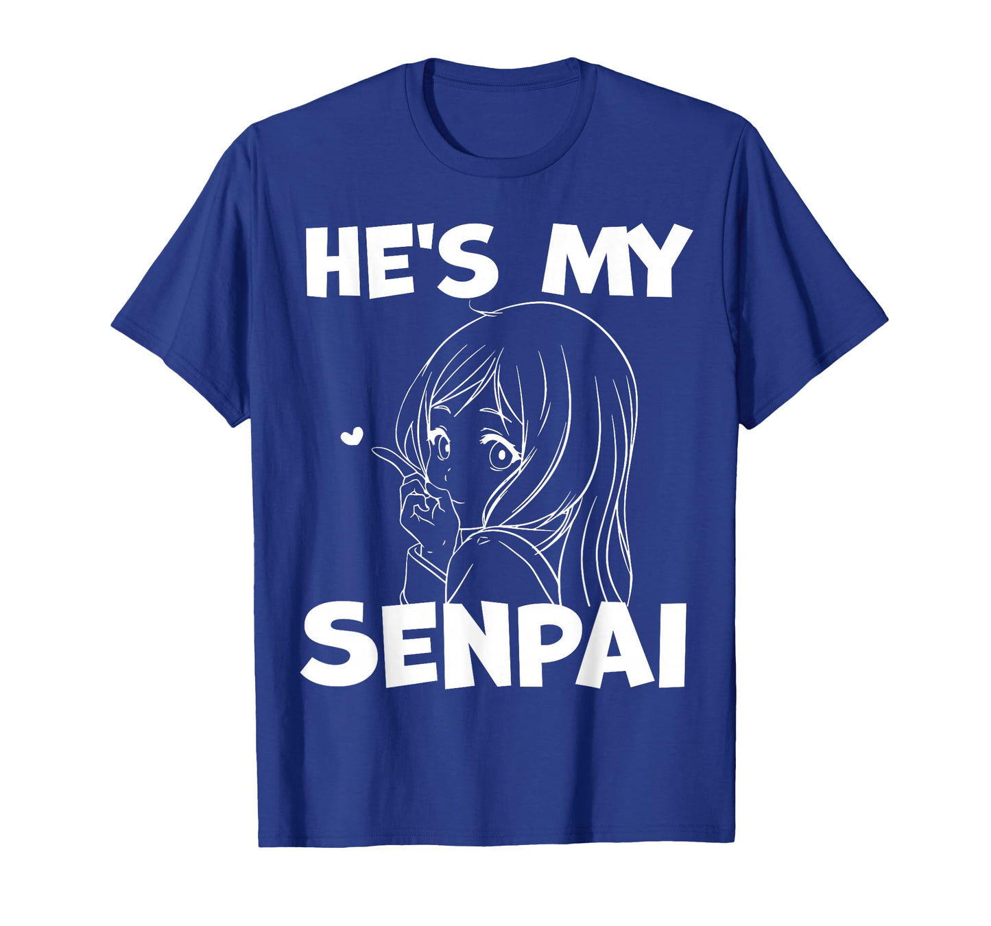 He's My Senpai Funny Anime Matching Couple Girlfriend Gift T-Shirt