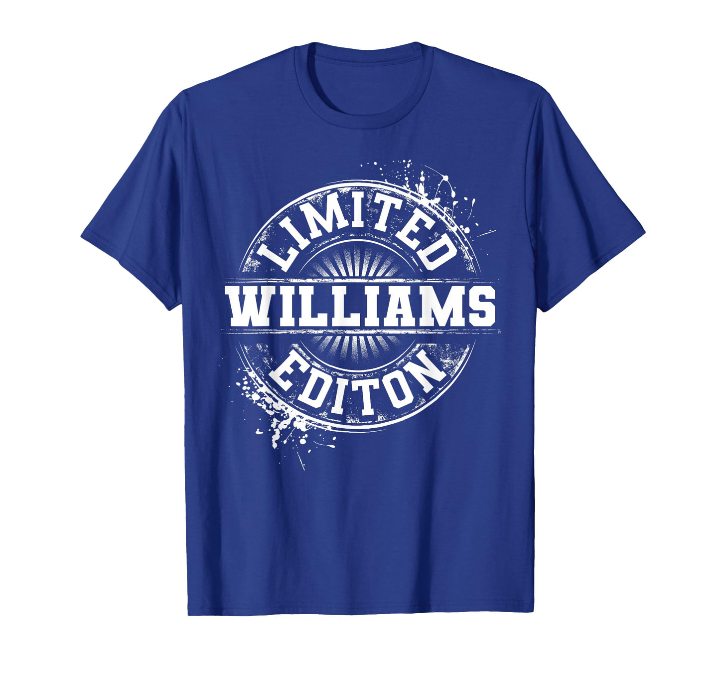 WILLIAMS Funny Surname Family Tree Birthday Reunion Gift T-Shirt