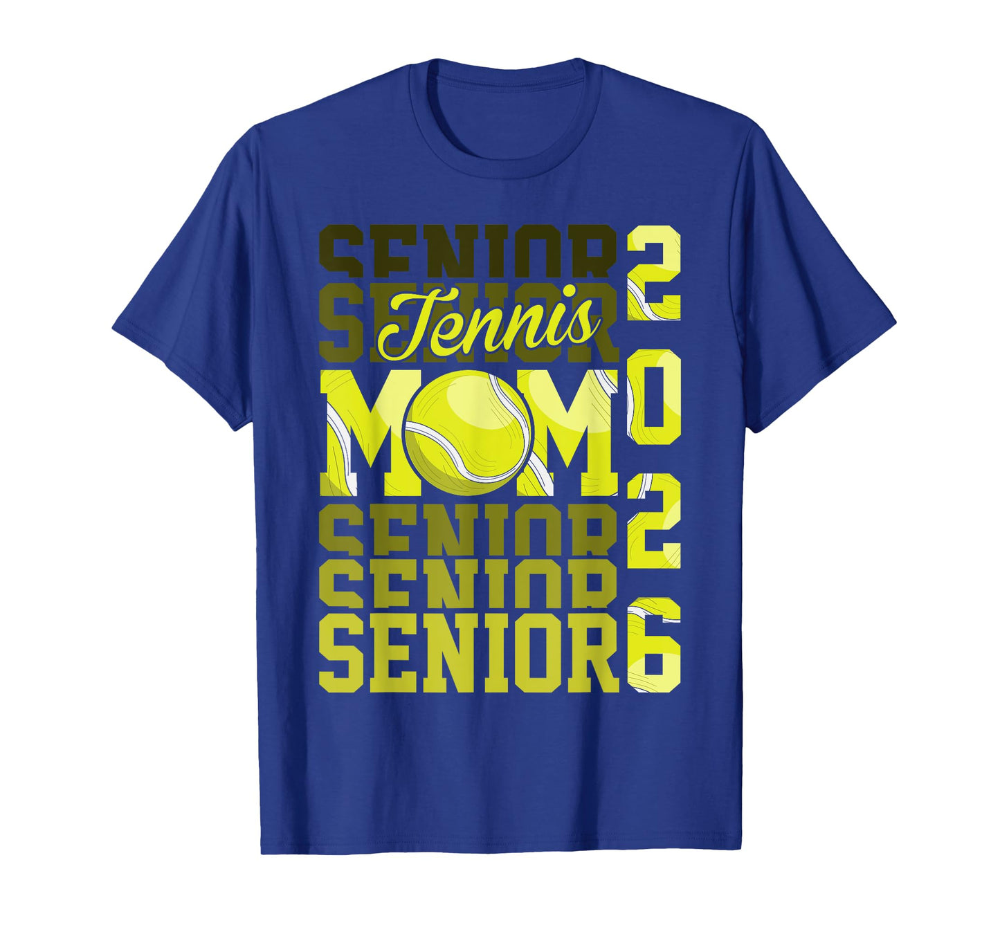 2026 tennis senior Mom graduation Matching family T-Shirt