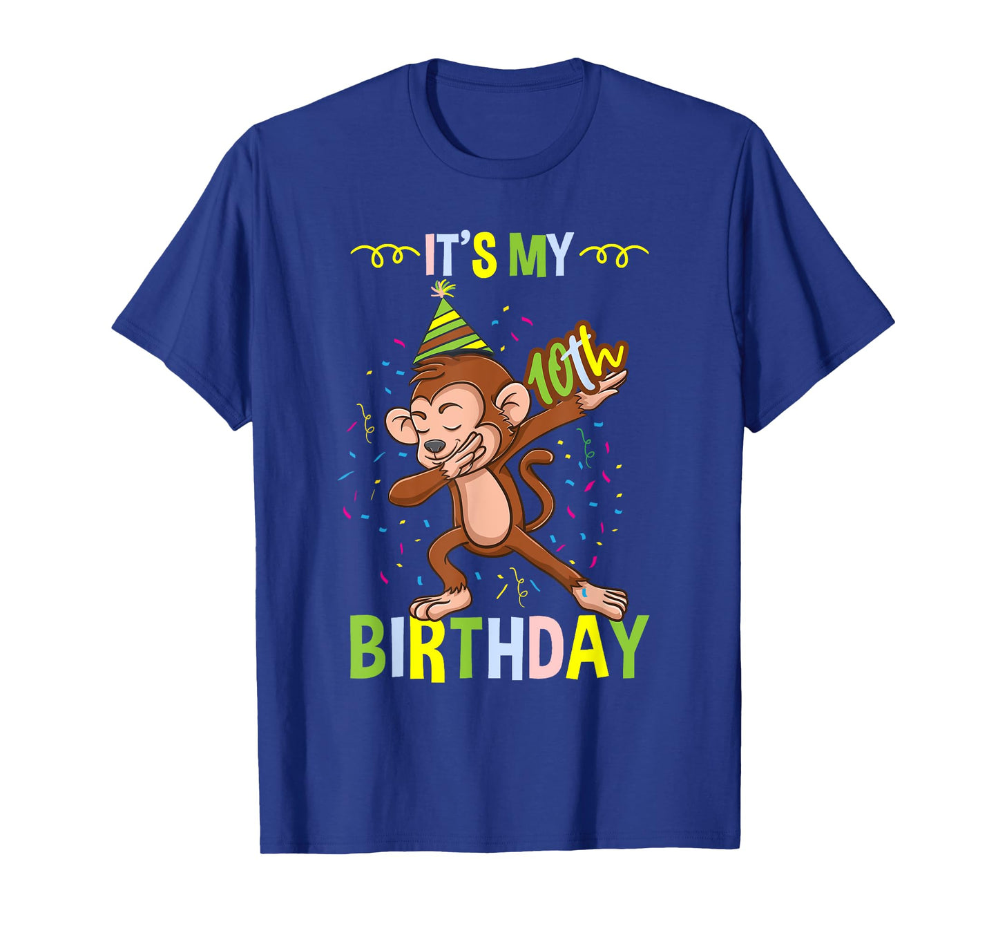 Its My 10th Birthday Monkey T-Shirt