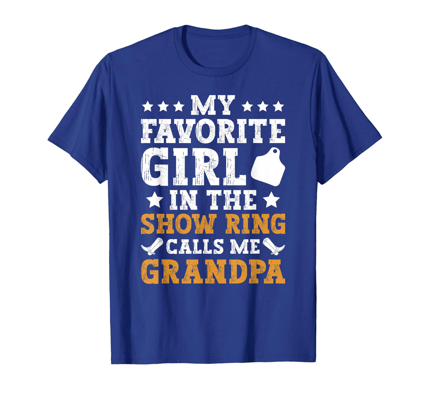 Proud Livestock Show Grandpa Livestock Show Grandfather T-Shirt