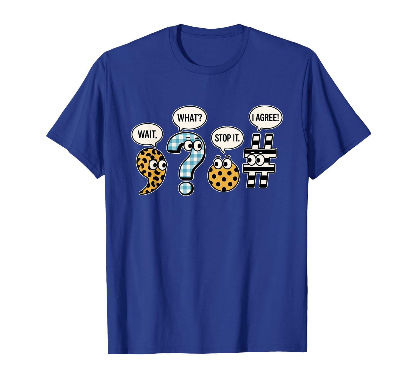 Funny Punctuation English Grammar Teacher Back To School T-Shirt