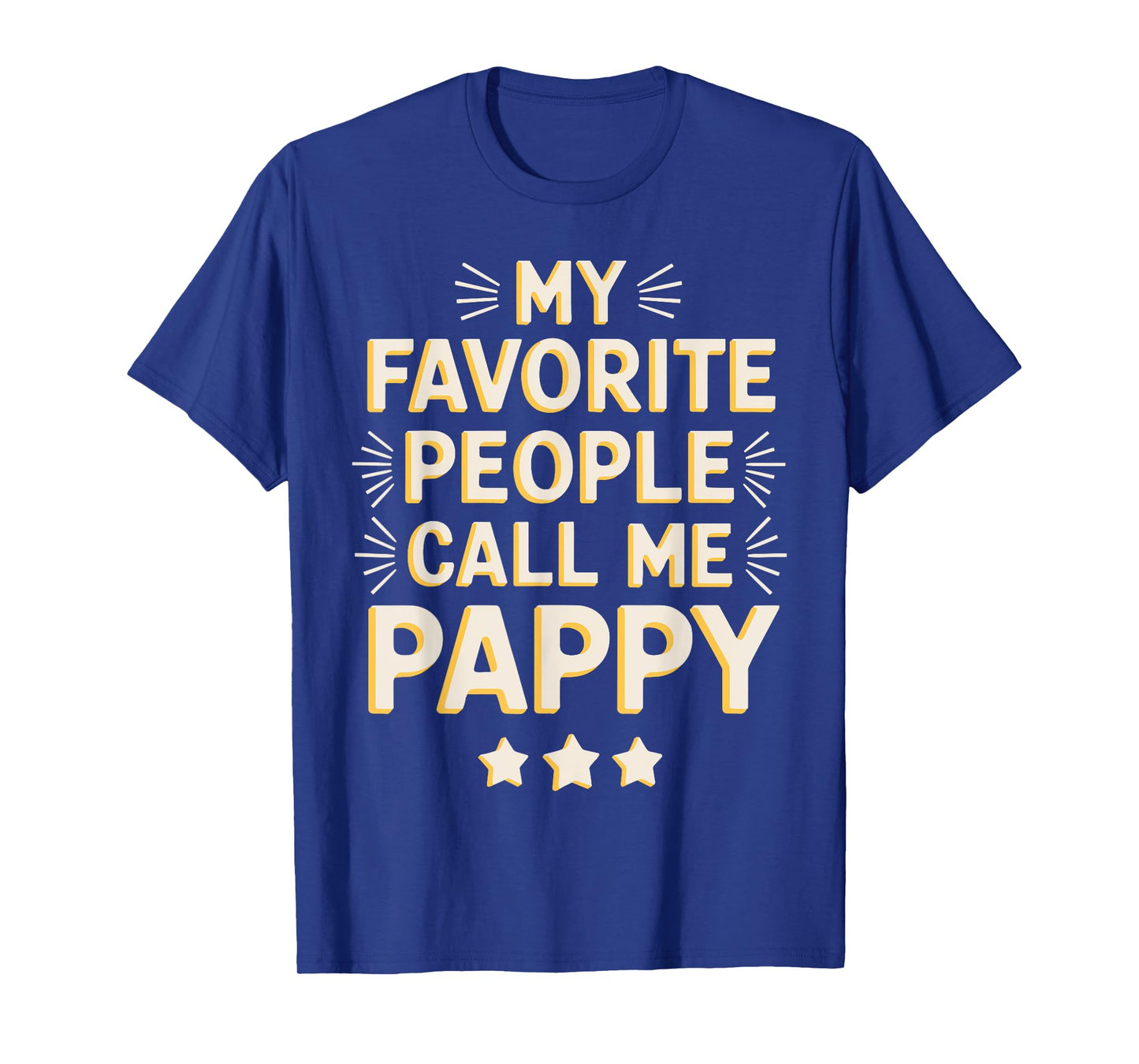Funny Pappy Art for Grandpa Grandfather from Grandkids Pappy T-Shirt