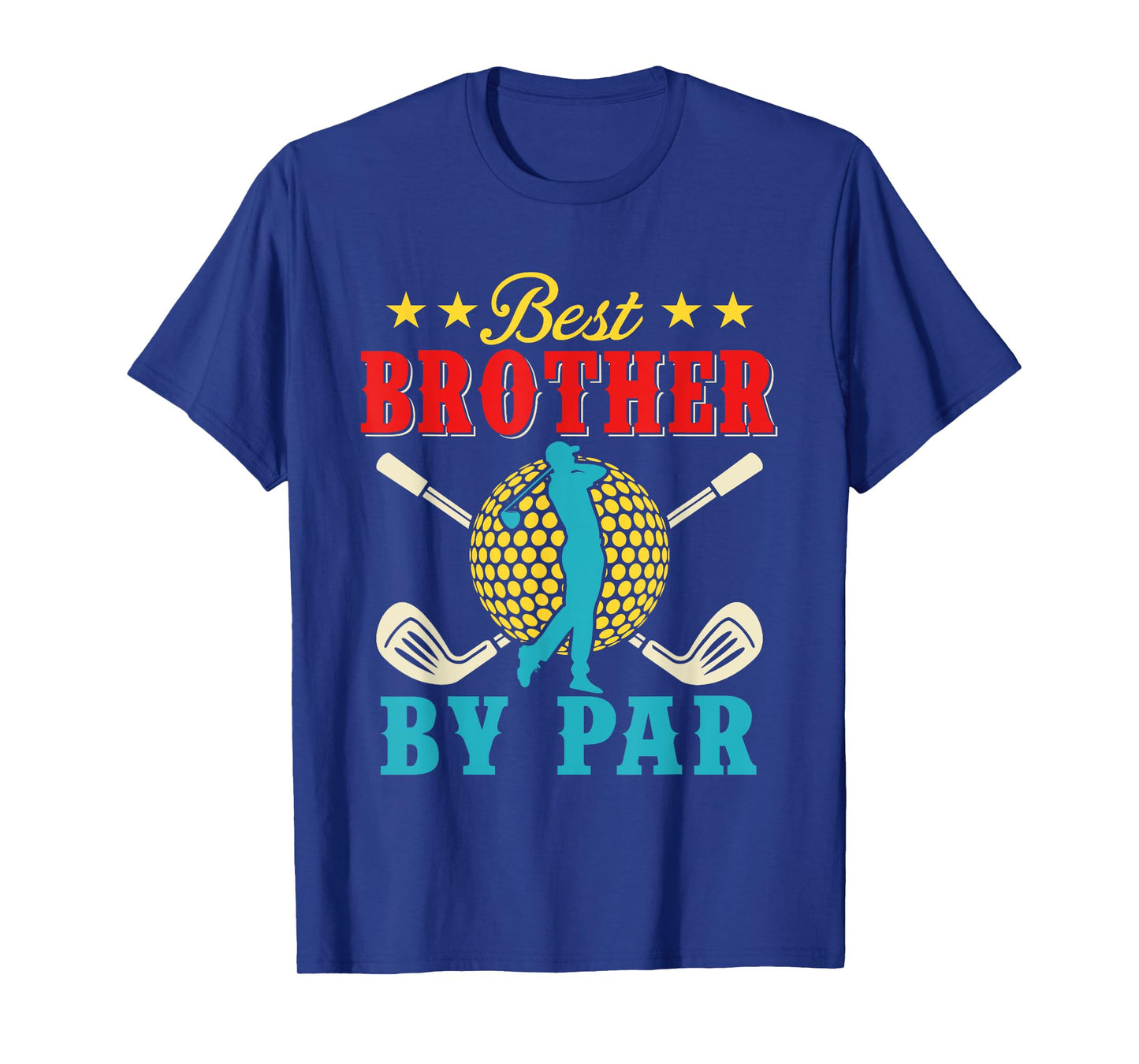 Vintage Best Brother By Par Father's Day Golf Player Golfer T-Shirt