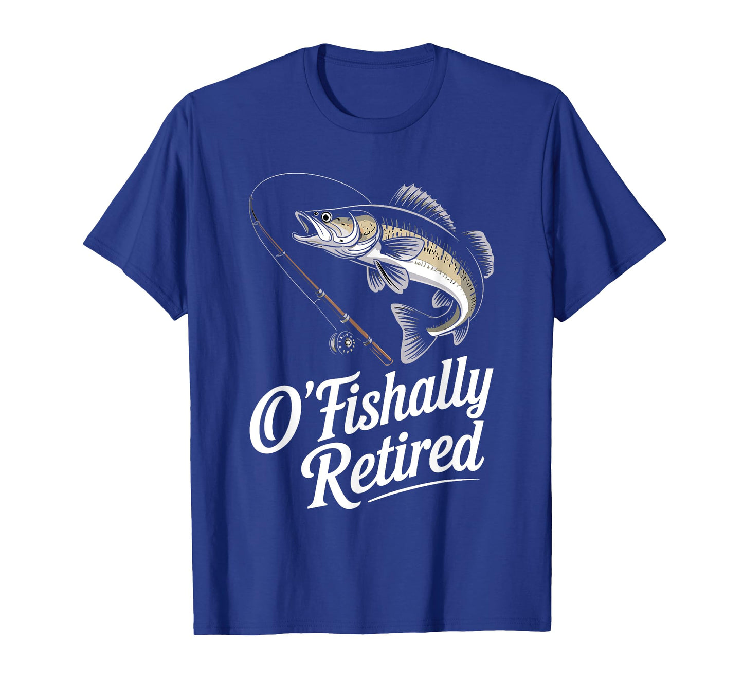 Ofishally Retired Fishing Retirement Finshing For Men Dad T-Shirt