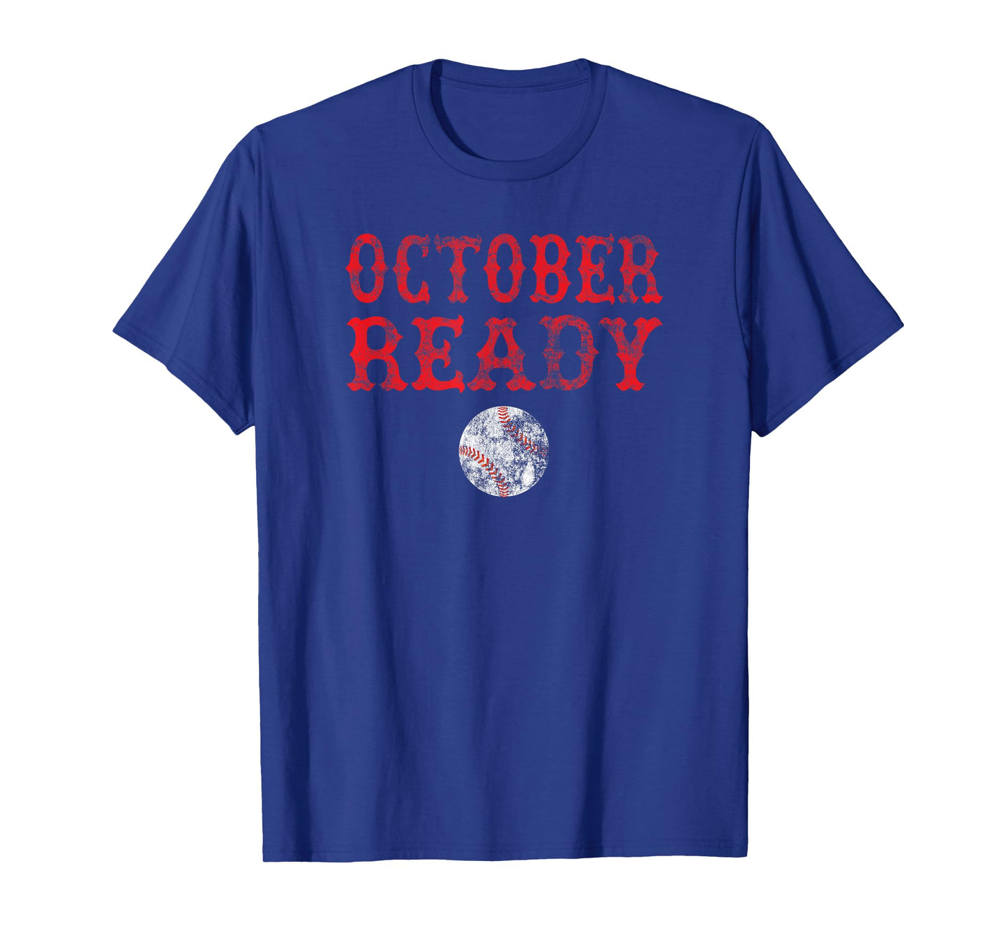 Vintage October Ready Playoff Baseball Shirt for Men Women T-Shirt