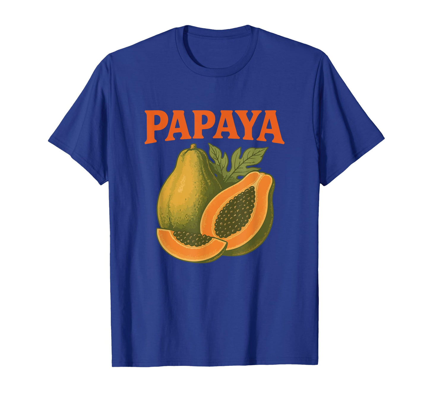 Papaya Retro Vintage Halloween Tropical Fruit Costume T-Shirt