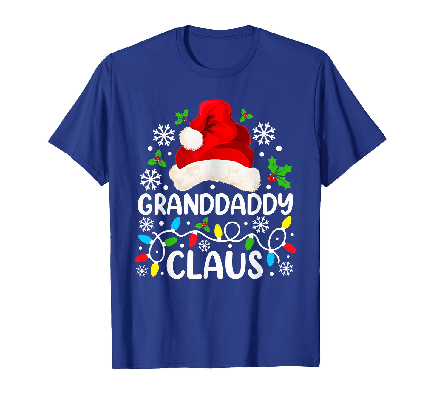 Granddaddy Claus Funny Christmas Family Matching T-Shirt