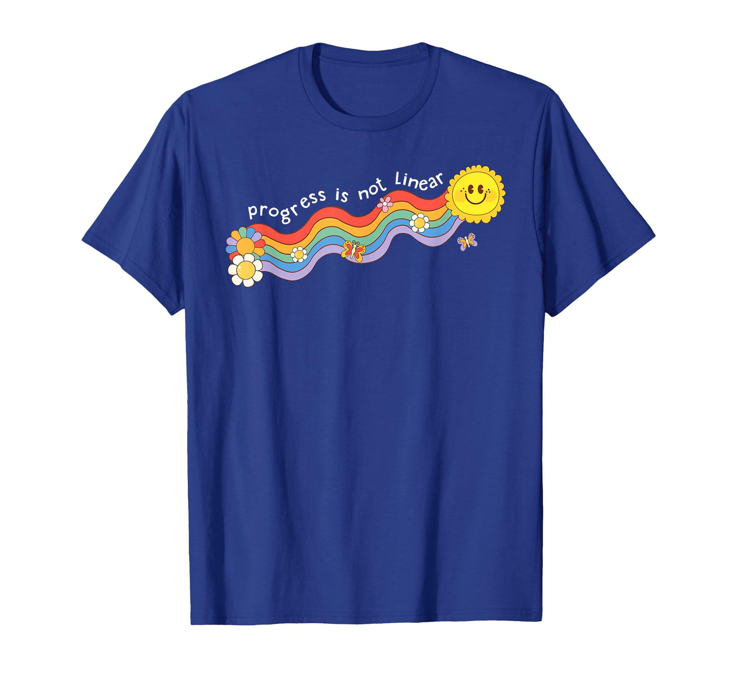 Progress Is Not Linear Teacher Life First Day Back To School T-Shirt