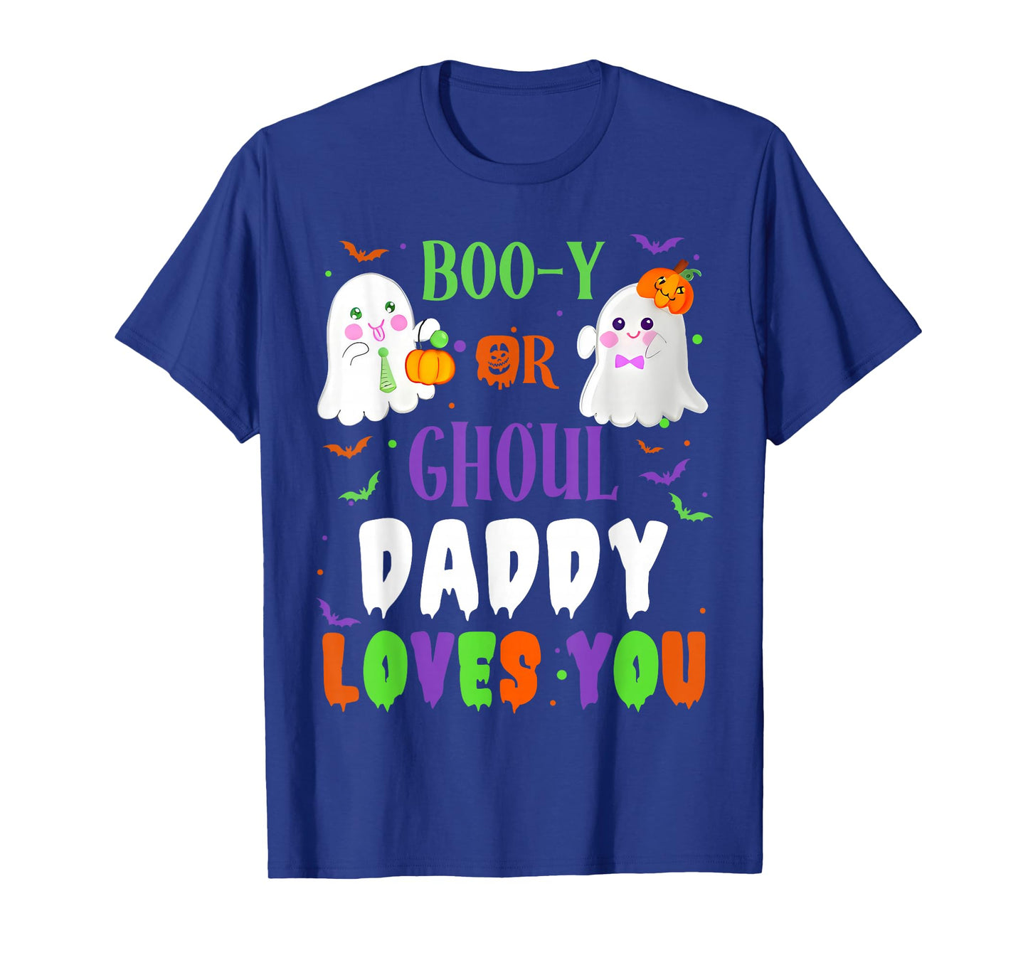 Boo-y Or Ghoul Daddy Loves You Boo Halloween Baby Gender T-Shirt