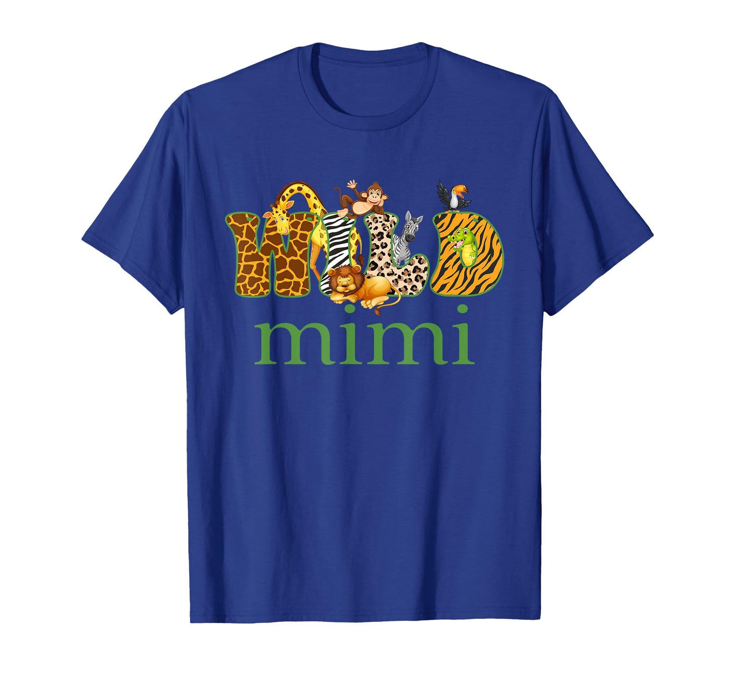Mimi of The Wild One Zoo Birthday Safari Jungle Family T-Shirt