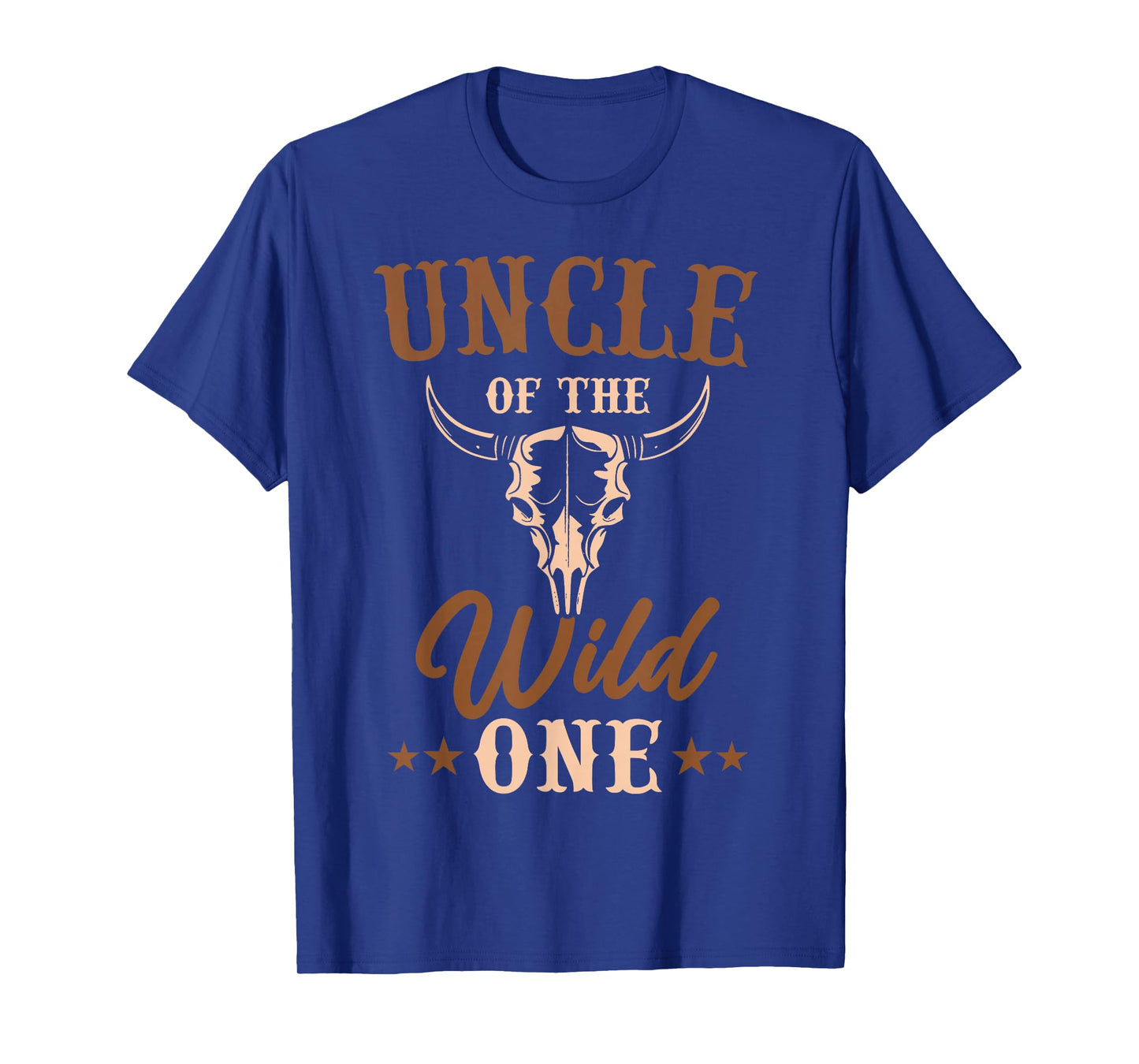 Uncle Of The Wild One Cowboy Western Rodeo Family Matching T-Shirt