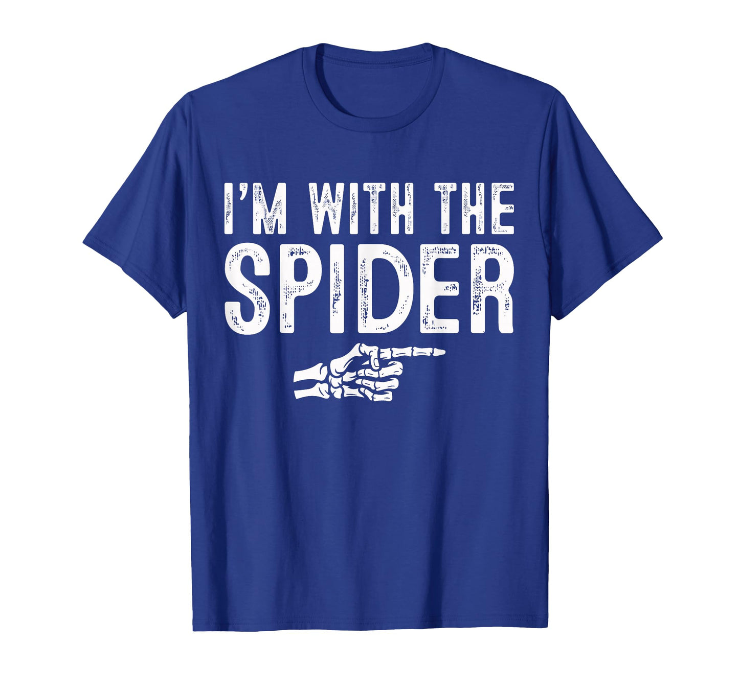 I'm with The Spider Easy Costume Halloween Couples Matching T-Shirt