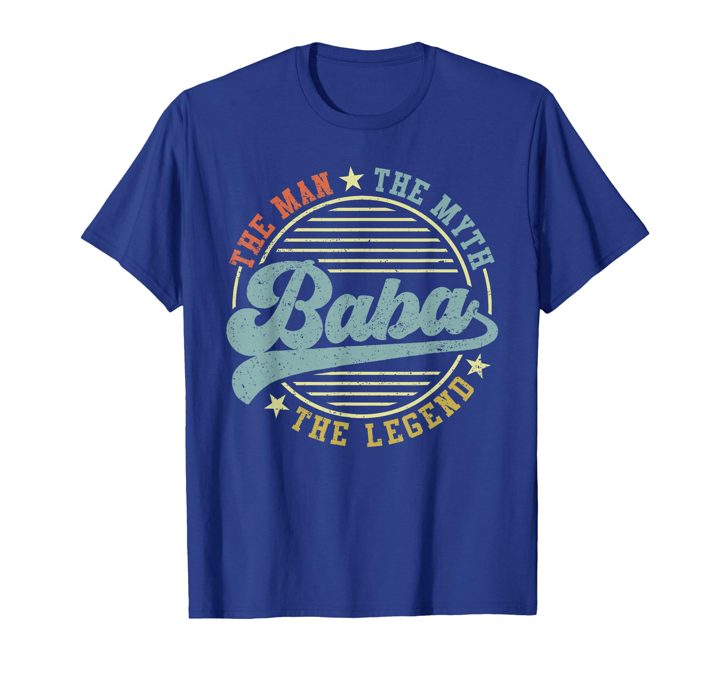Baba The Man The Myth The Legend Funny Father's Day T-Shirt