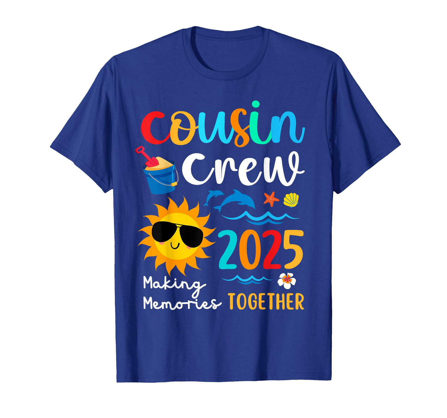 Cousin crew 2025 Summer Vacation Beach Family Trips Matching T-Shirt