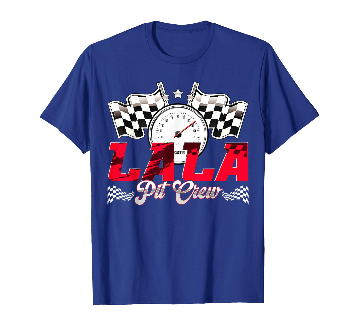 Race Car Birthday Party Racing Family Lala Pit Crew T-Shirt