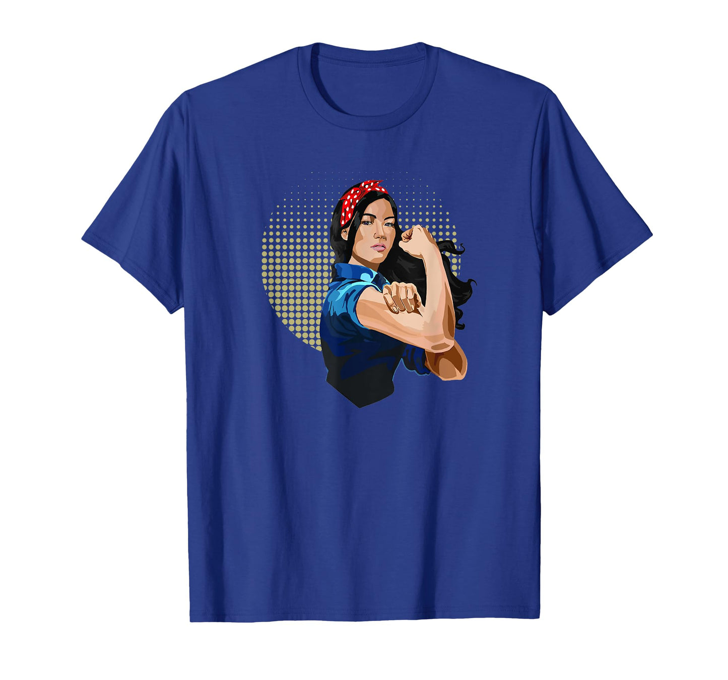 Asian Rosie the Riveter Gifts, Diversity Rosie the Riveter T-Shirt