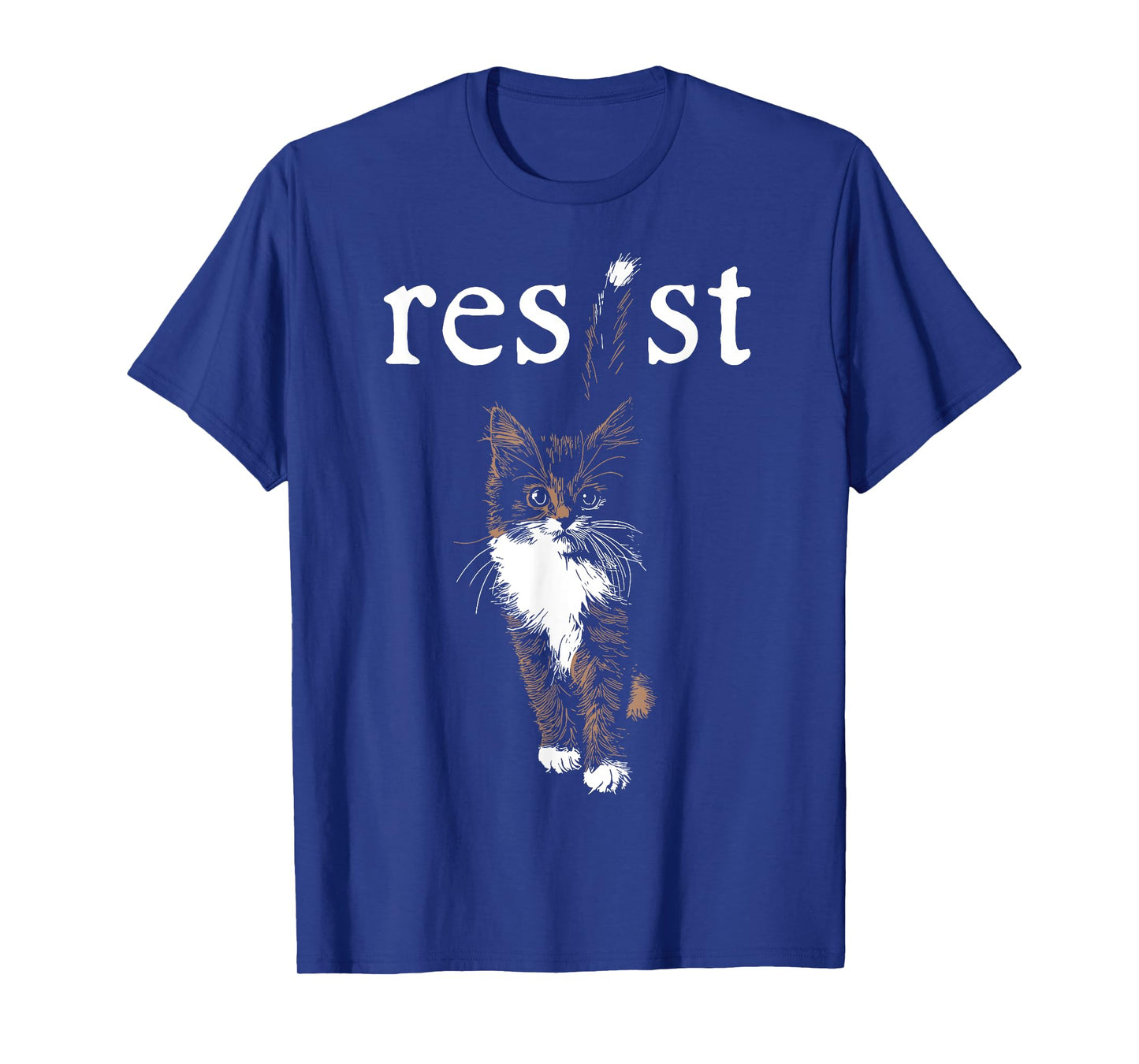 Cat Resist Funny Cute T-Shirt for Men Women