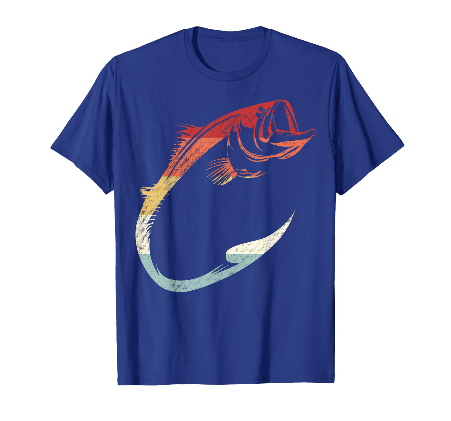 Cool Minimal Fish Hook Art for Fishing Enthusiasts T-Shirt