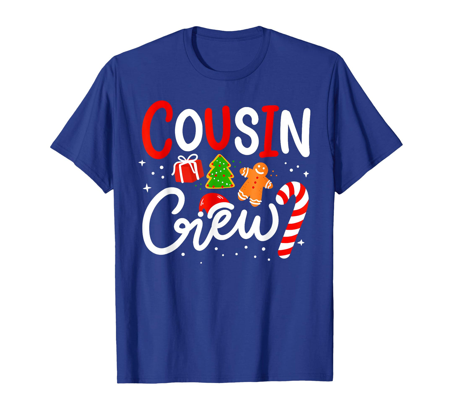 Christmas Cousin Crew Funny Santa Hat Light Kids Men Women T-Shirt