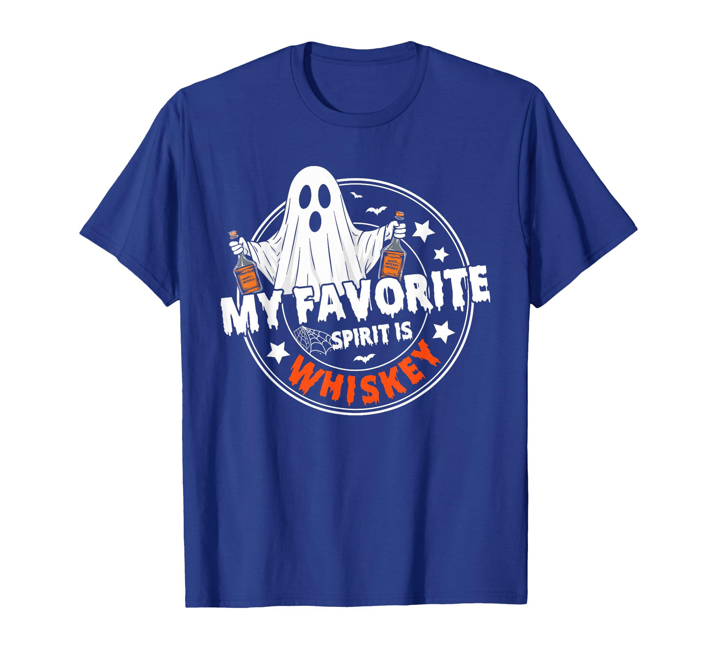My Favorite Spirit is Whiskey Funny Ghost Halloween Costume T-Shirt