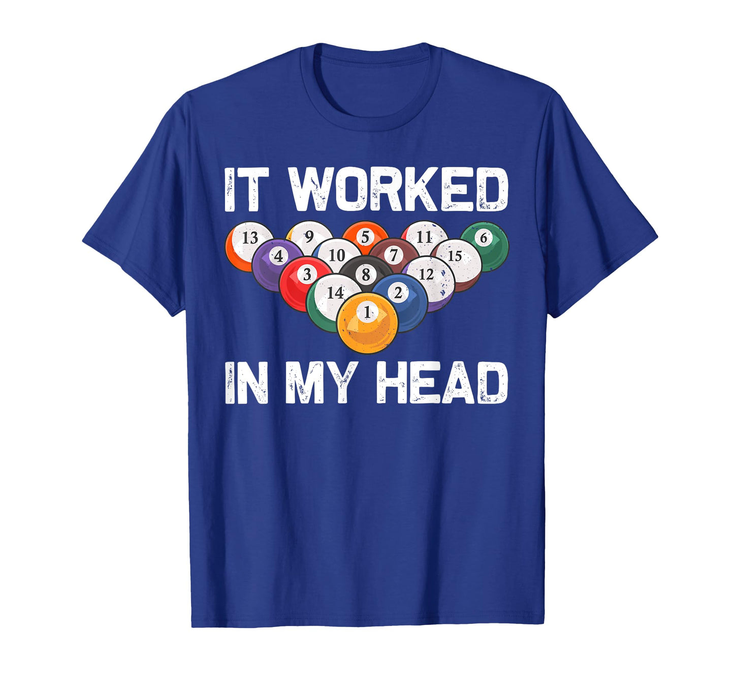 Funny Pool Design For Men Women Billiards Lover Pool Player T-Shirt