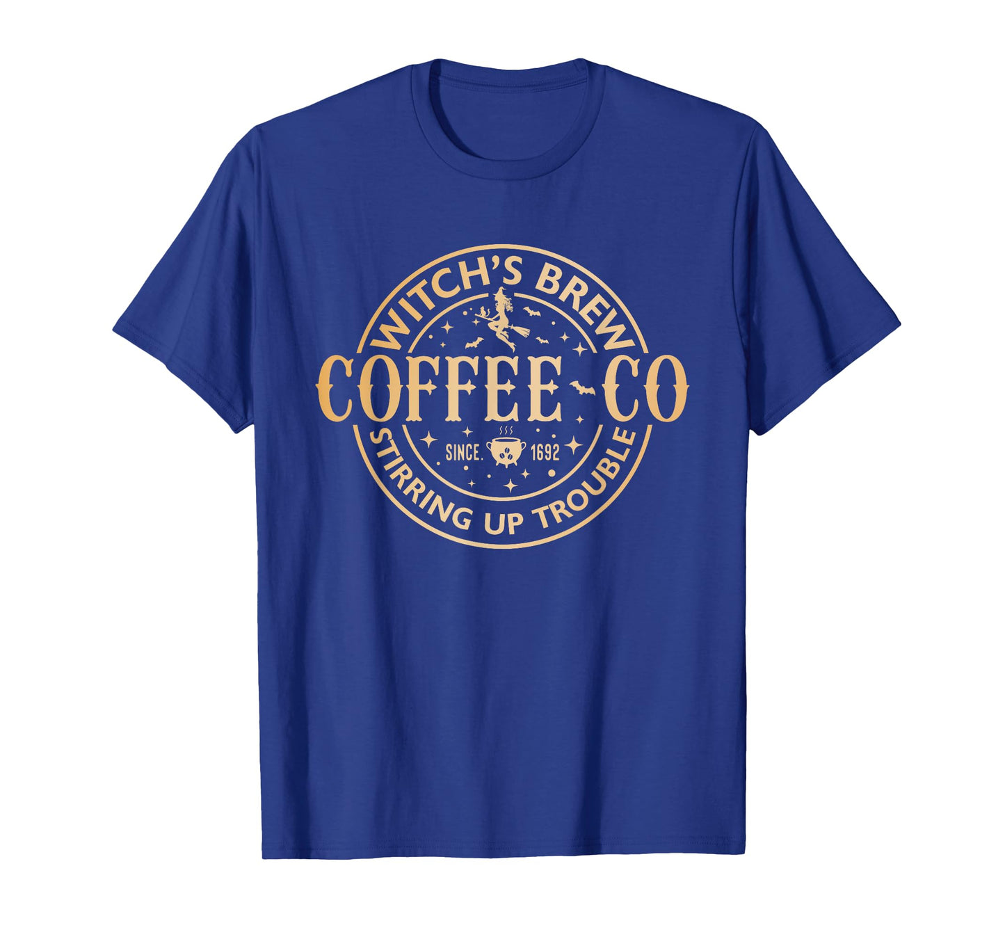 Witches Brew Coffee Co Halloween Witch Coffee Lovers T-Shirt