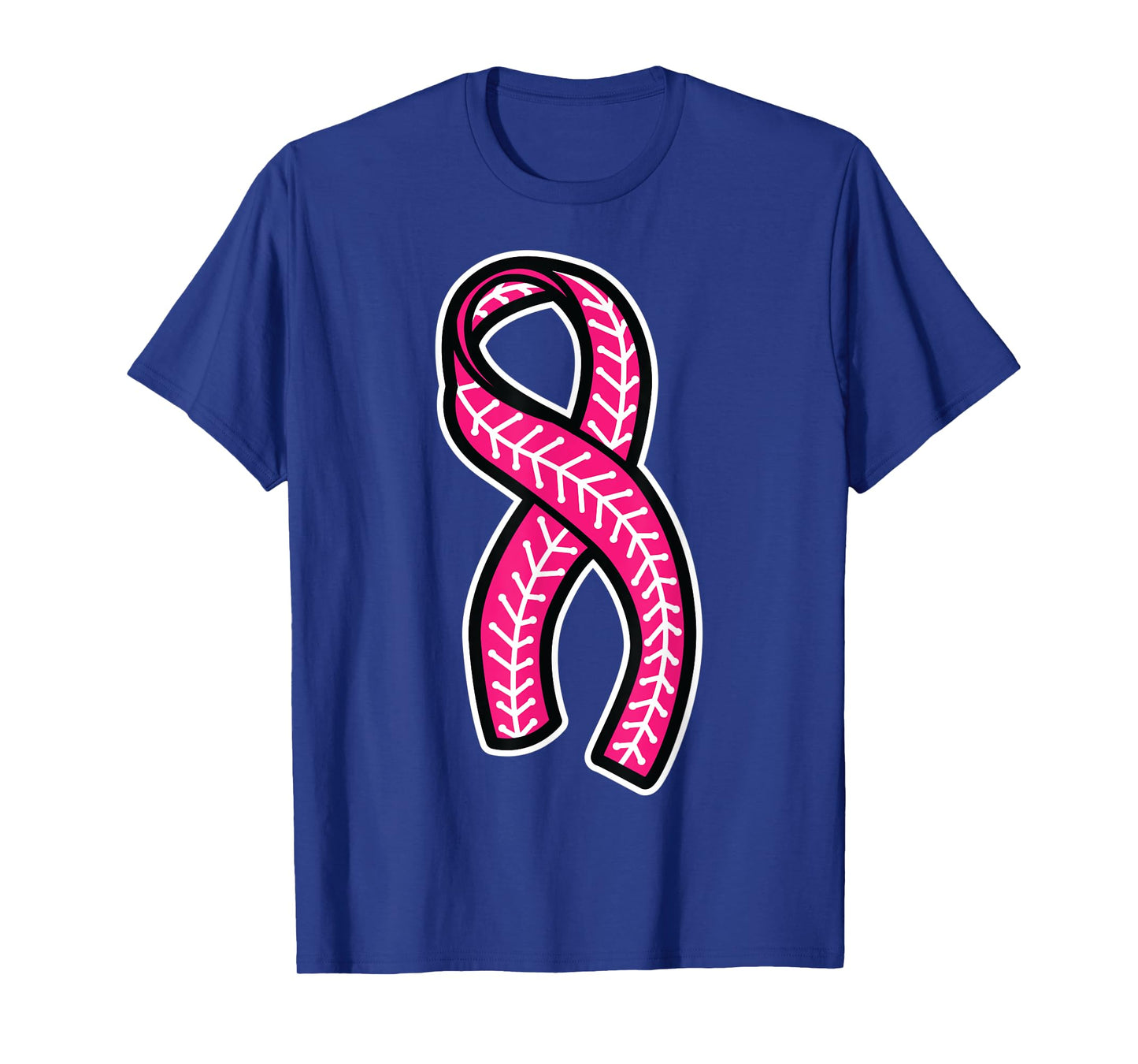 Baseball Pink Ribbon Breast Cancer Awareness Shirt T-Shirt