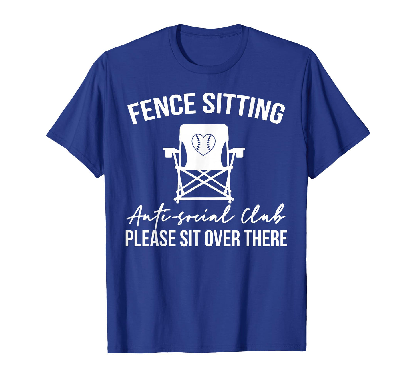 Fence Sitting Anti-Social Club Please Sit Over There T-Shirt