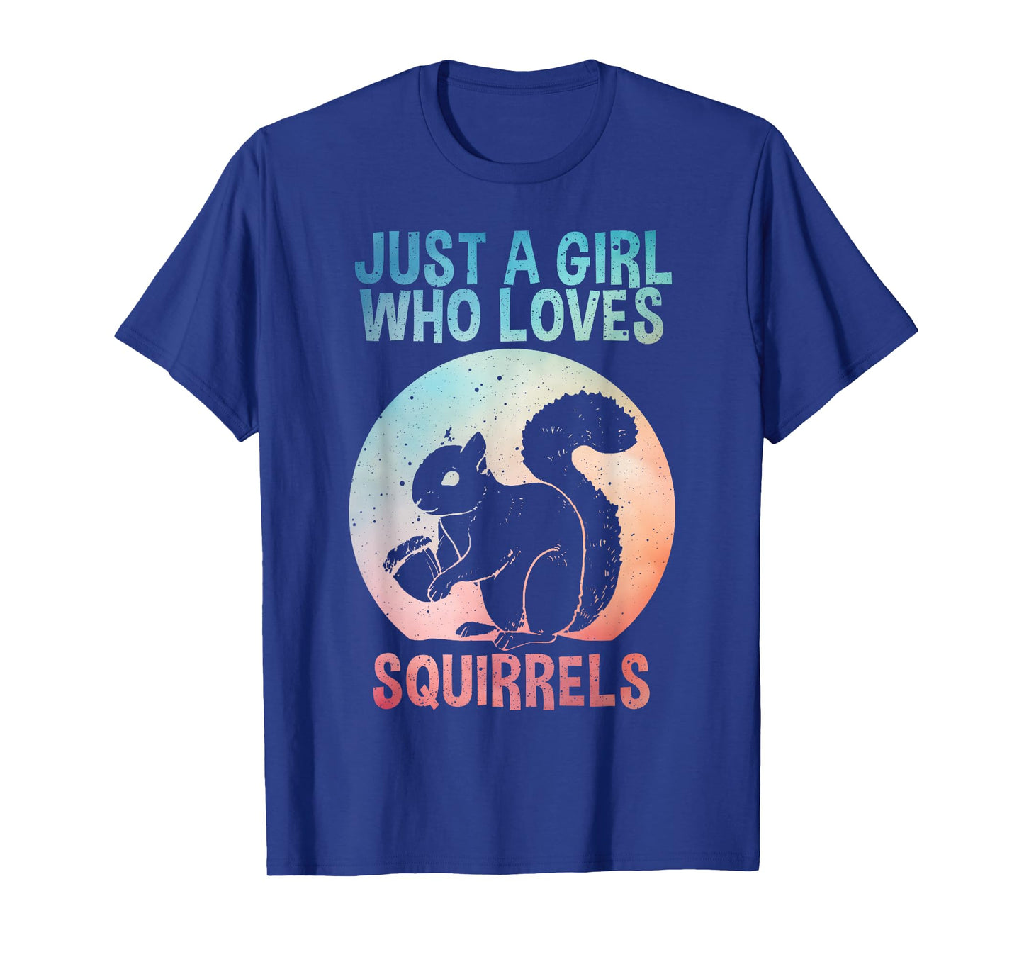 Funny Squirrel Designs For Girls Women Mom Chipmunk Lovers T-Shirt