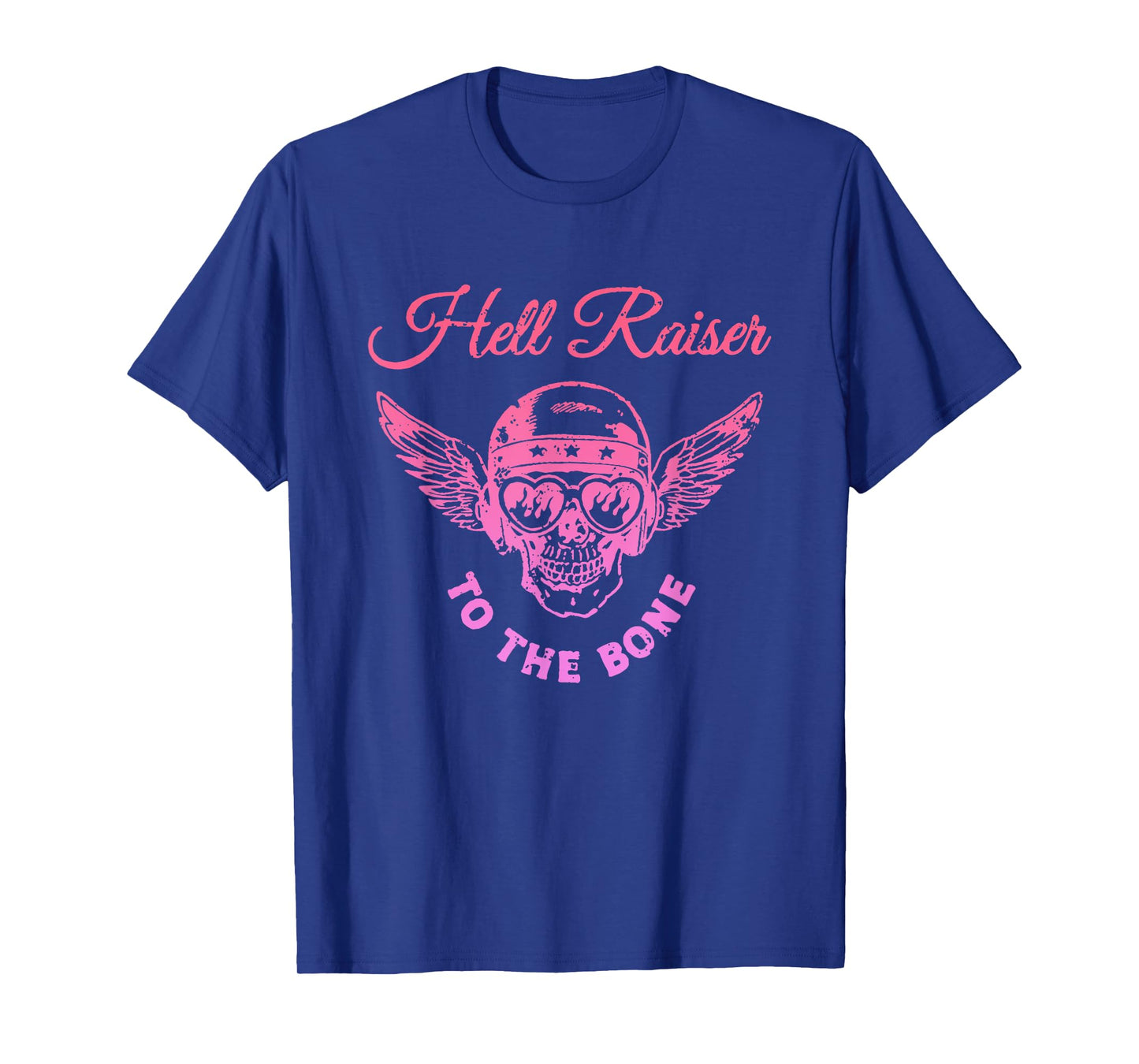 Hell Raiser To The Bone Skeleton Design T-Shirt