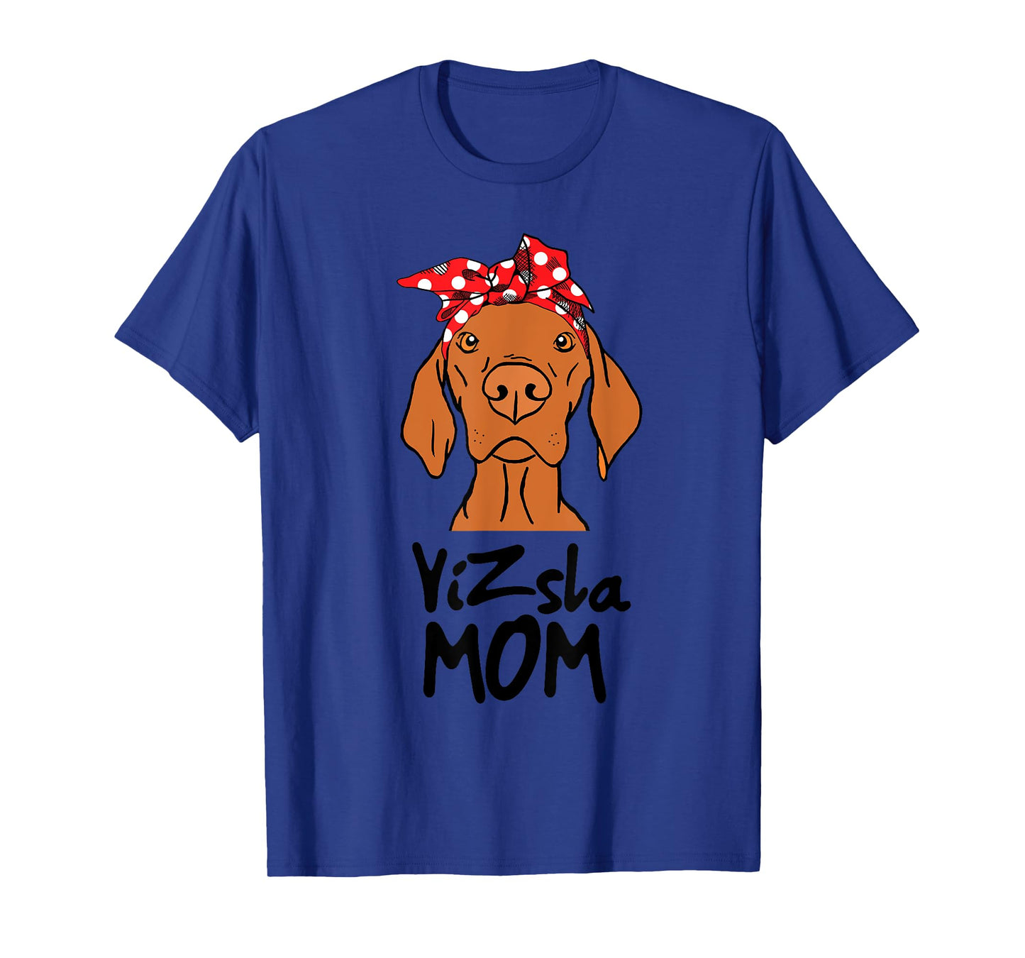 DOG UNIVERSE VIZSLA MOM T-Shirt - Unisex-Adults, Grey, Small, Short Sleeve, T-Shirt