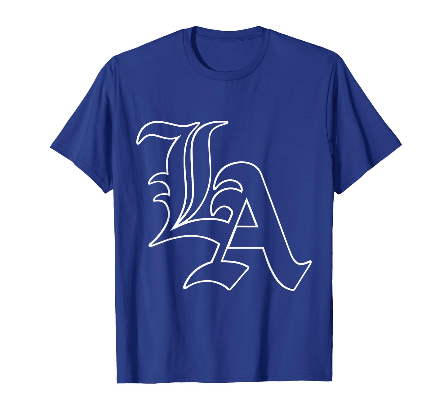 LA | Los Angeles, California | White Text, Classic, Vintage T-Shirt