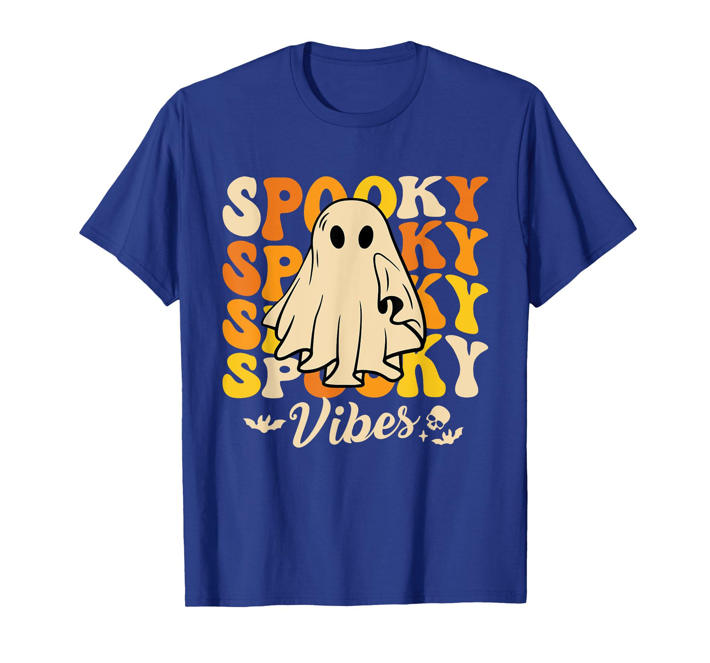 Spooky Vibes Funny Lazy Halloween Costume Outfit Womens T-Shirt
