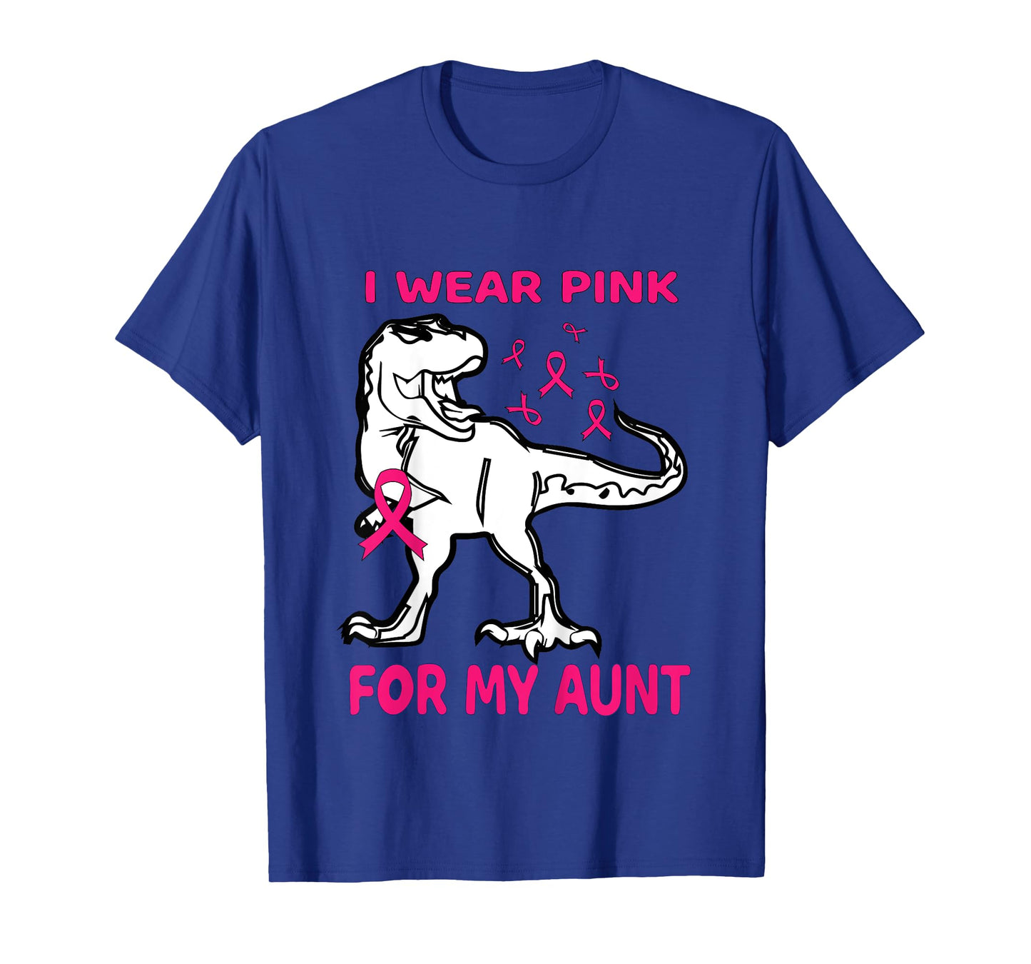 Kids I Wear Pink For My Aunt Tee Breast Cancer Awareness Toddler T-Shirt