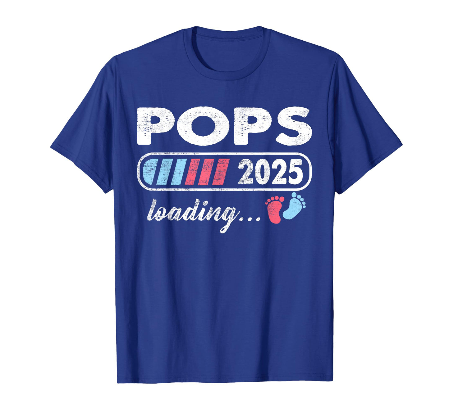 Pops 2025 Loading a Girl or a Boy Baby Announcement T-Shirt