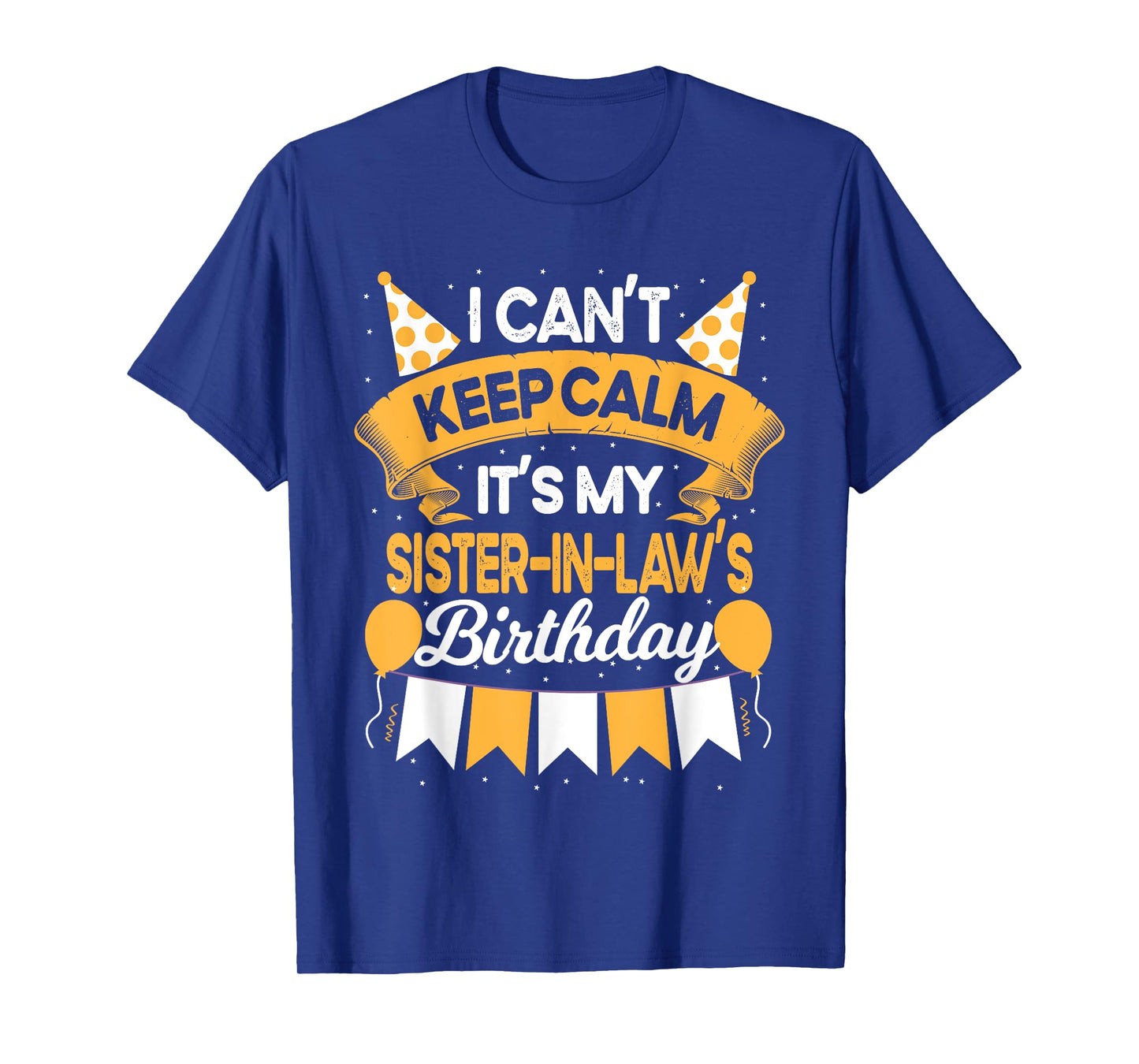 I Can't Keep Calm It's My Sister in law Birthday Party Gift T-Shirt