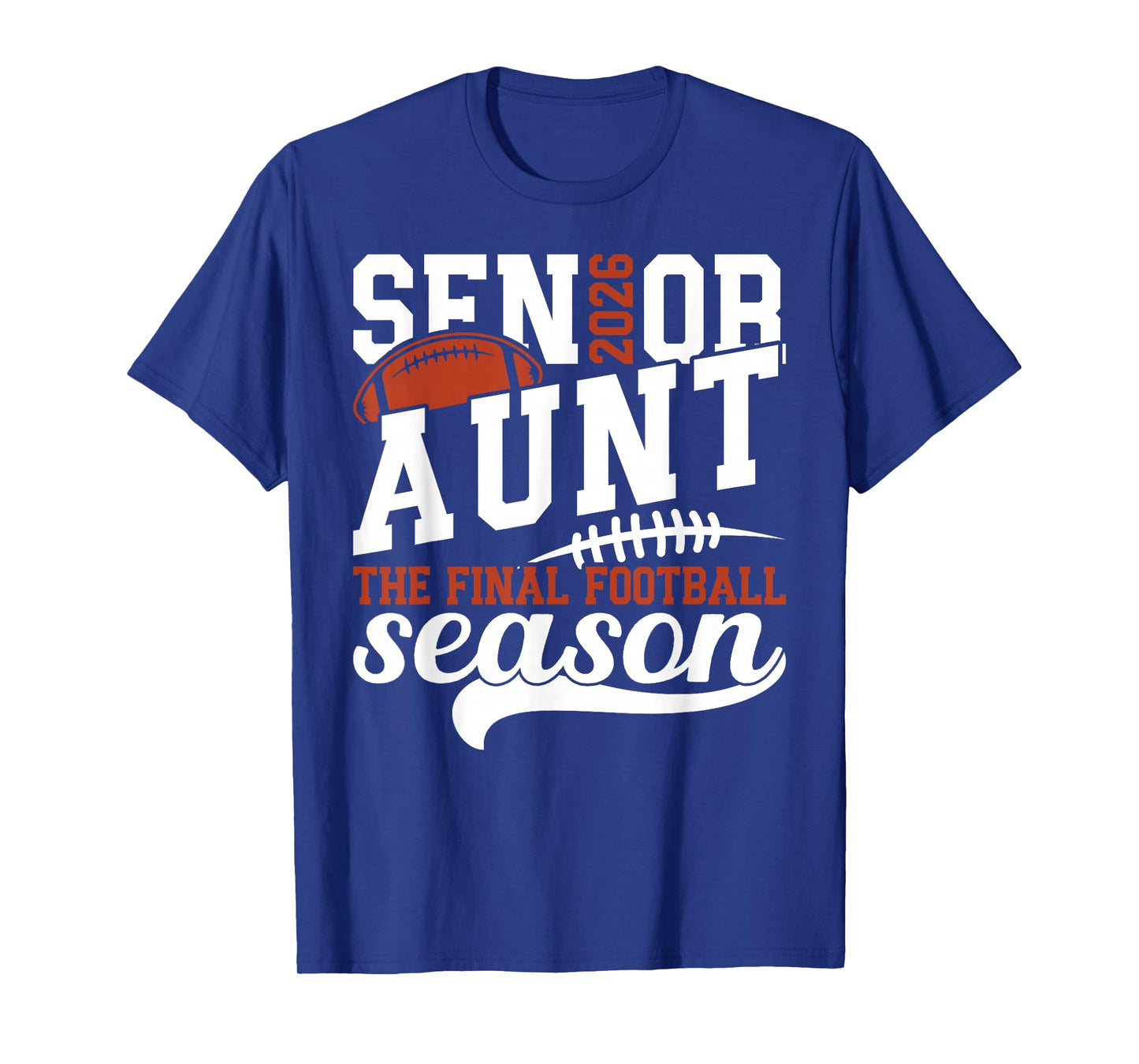 Football Senior Aunt 2026 Football Senior Auntie T-Shirt